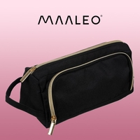 Двоен сгъваем моливник - черен Maaleo 24502
