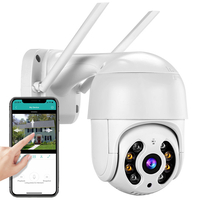 Въртяща се ip wifi външна камера с пълно HD увеличение