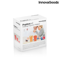 Сгъваема Силиконова Машина за Пуканки Popbox InnovaGoods (опаковка от 2)