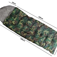 Спален чувал Mummy Camo, туристическа завивка, топла качулка