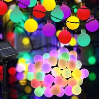 ГРАДИНСКИ ГИРЛЯНД СЪС СОЛАРНИ ЛАМПИ 20 LED