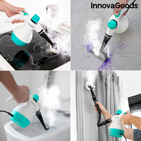 Многофункционален ръчен изпарител с аксесоари 9 в 1 Steany InnovaGoods 0,35 L 3 Bar 1000W