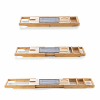 Разтегателно Бамбуково Корито за Вана Trayth InnovaGoods