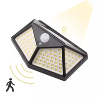 Соларна лампа 100 led със сензор за движение