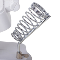 Трета ръка лупа 10 SMD led запояване дръжка 25x