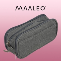 Троен сгъваем моливник - сив Maaleo 24512