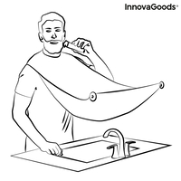 Лигавник за Подстригване на Брада с Вендузи Bibdy InnovaGoods