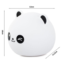 Детска нощна лампа led panda rgb touch