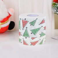 Коледна тоалетна хартия santa funny wc