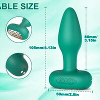 Wireless Anal Massager with APP Control – Vibrations and Rotations for Men and Women