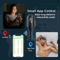 Смарт Bluetooth пенис тренажор с двойни пръстени – 10 вибрационни режима за контрол и издръжливост