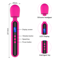 Women's Massager with LED Timer – 10 Vibration Modes and 4 Speeds