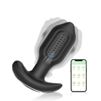 Interactive Bluetooth Anal Prostate Massager – Vibrations and Rotations for Men and Women