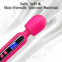 Women's Massager with LED Timer – 10 Vibration Modes and 4 Speeds