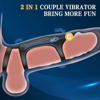 Silicone Vibrating Penis Ring with APP Bluetooth Control – 3-Ring G-Spot Stimulator for Couples