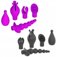 5-in-1 Multi-Functional Vibrator with 4 Interchangeable Caps – Vibrations and Massager for Women