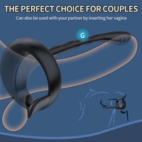 Multifunctional Prostate Massager with Penis Ring and Anal Hook – App Control for Maximum Stimulation