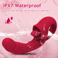 Multi-Functional Vibrator for Nipple, Clitoral, and Vaginal Stimulation