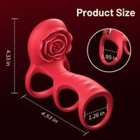 Triple Penis Ring 3-in-1 – Intense Stimulation and Pleasure for couple