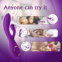 Водоустойчив Силиконов Двоен Вибратор – G-Spot и Клиторна Стимулация с Два Мотора