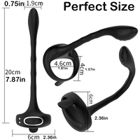 Multifunctional Prostate Massager with Penis Ring and Anal Hook – App Control for Maximum Stimulation