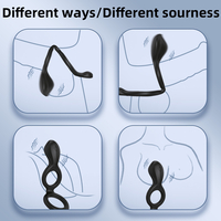 APP-Controlled 3-in-1 Vibrating Penis Ring – Dual Motors, 9 Frequencies, and Exercise Tracking