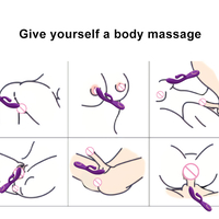 Водоустойчив Силиконов Двоен Вибратор – G-Spot и Клиторна Стимулация с Два Мотора