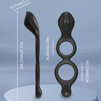 APP-Controlled 3-in-1 Vibrating Penis Ring – Dual Motors, 9 Frequencies, and Exercise Tracking