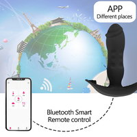 Telescopic Anal Stimulator with APP Control – Bluetooth Vibrations and Massage for Men and Women