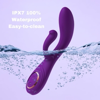 Водоустойчив Силиконов Двоен Вибратор – G-Spot и Клиторна Стимулация с Два Мотора