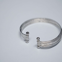 Silver Bracelet - Layers of life