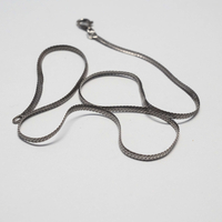 Silver Necklace - Snake PATTERN