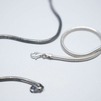 Silver Bracelet - Snake PATTERN
