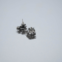 Silver Earrings - FLOWERS field