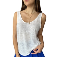 Дамски ленен потник H&M