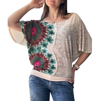 Дамска блуза с къс ръкав DESIGUAL