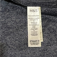 Мъжка памучна блуза с къс ръкав M&S AUTOGRAPH