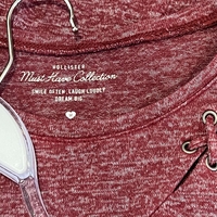 Дамска блуза с къс ръкав HOLLISTER