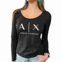 Дамска блуза с дълъг ръкав ARMANI EXCHANGE