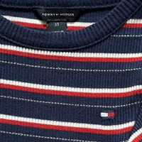Детска рокля с дълъг ръкав TOMMY HILFIGER