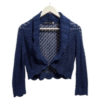 Дамска ажурна къса жилетка Zado Boutique