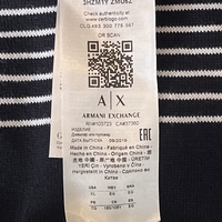 Мъжки тънък пуловер ARMANI EXCHANGE Navy