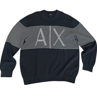 Мъжки тънък пуловер ARMANI EXCHANGE Navy