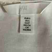 Дамско памучно боди с дълъг ръкав H&M
