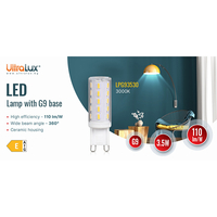 LED лампа G9 220V-240V AC 360° 3.5W 3000K SMD 4014