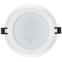 LED стъклен панел кръг IP44  220V-240V AC 120° 12W 4200K SMD 2835