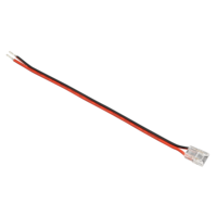 Гъвкав конектор за едноцветна LED лента 8мм 5бр., кабел - 2х0.5mm-150mm