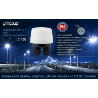 Автоматичен фотоелектрически ключ IP65 15A  220V-240V AC
