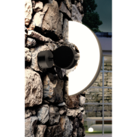 LED фасадно осв. тяло, 6W, 2700K, IP65, подвижно  за стена графит