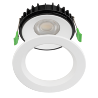 LED димираща луна за вграждане CCT IP44  220V-240V AC 60° 10W 3000/4000/5700K SMD 2835